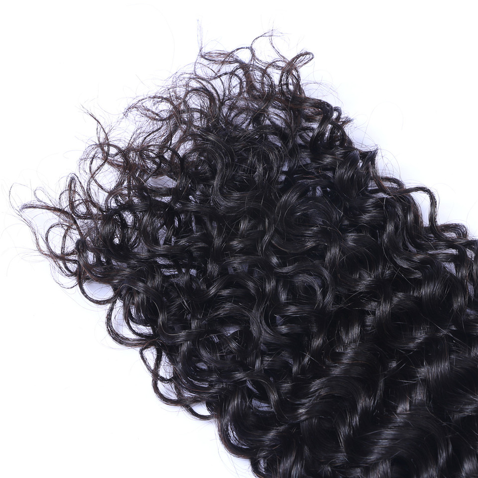 Cabelo de cabelo virgem humano brasileiro Jerry Curly Have Weaves não processados ​​Extensões de cabelo natural cor 100g/pacote de trama duplo 3bundles/lote