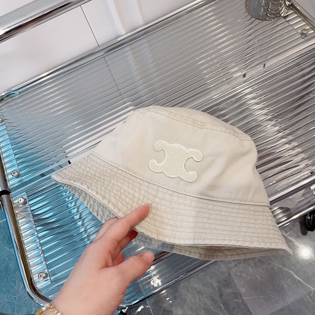 Designer Bucket Hat Classic Brodery Hat Summer Sun Hat Luxury Breattable Sunscreen Bucket Hat Trend