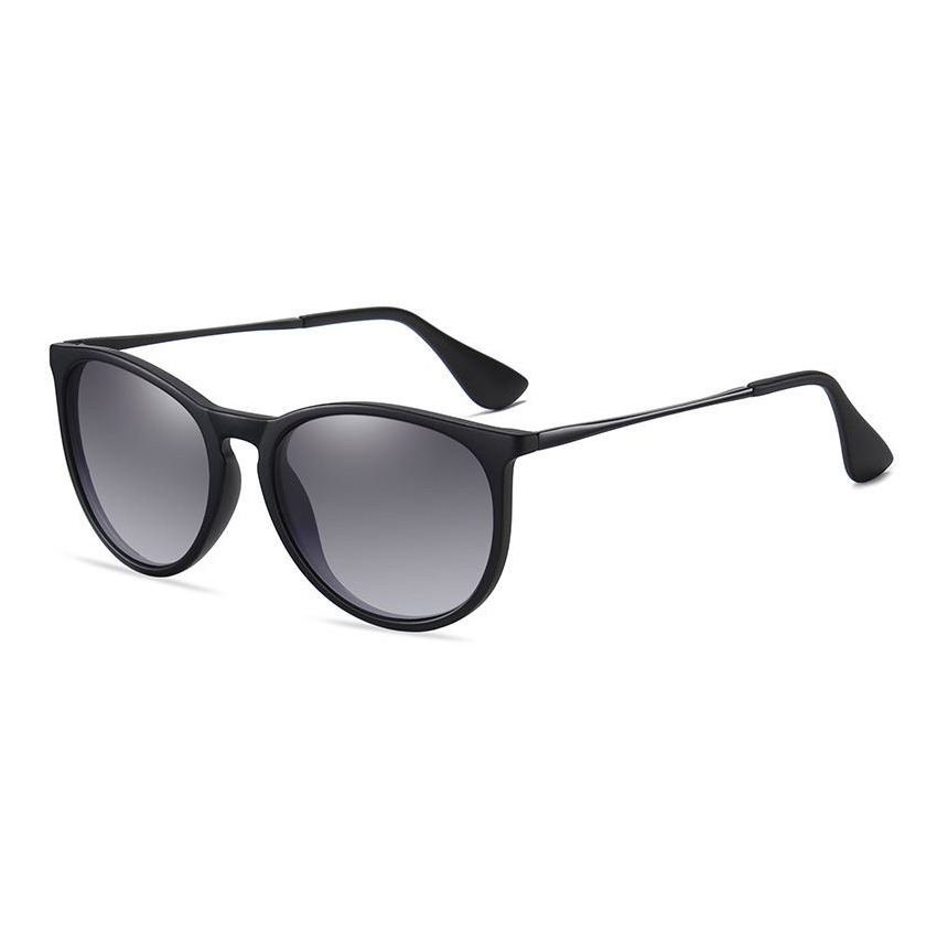 Vintage polariserade solglasögon män kvinnor klassiska runda solglasögon designer utomhuskörning UV400 glasögon gafas de sol för unisex