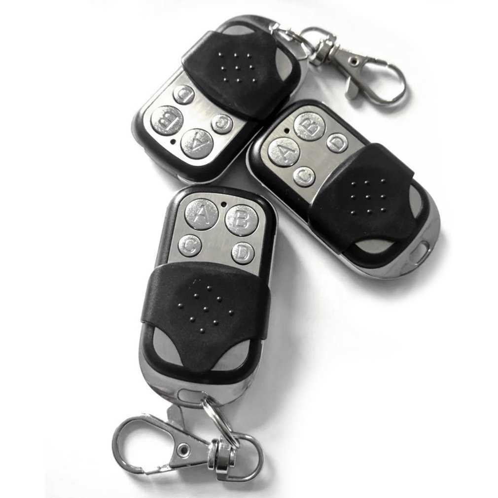 the 433 Mhz Wireless Remote Control Is Made of Solid Metal, with 4 Air Holes and a Universal Semiconductor Remote Control.