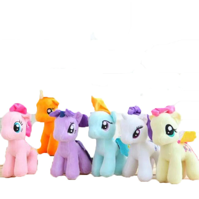 Unicorn Clush Plush Toy 25 см, моя коллекция игрушек в качестве рождественского подарка для Ponies Spike for Kids