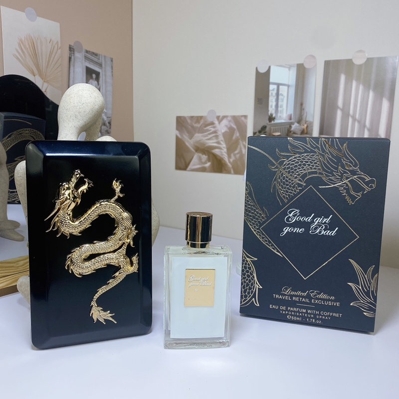 Golden Dragon Gift Box Good Girl Gone Bad Perfume 50ml 1.7fl.oz Women Fragrance EDP Lady Spray High Quality 