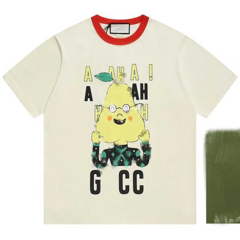 Designer t shirt Shirt Distinguish from the market High version sleeve T-shirt Cartoon printed men os loose casual tee