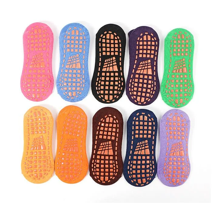 Vuxna barn yogastrumpfest gynnar fitness träning non slip sport sock