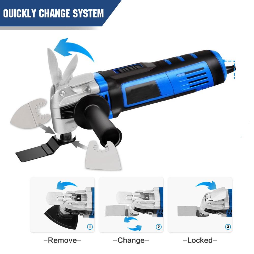 Zaagbladen Universeel Oscillerend Multitool Zaagblad voor Renovator Power Tool Quick Release Hout/Metaal Cutter Quick Change