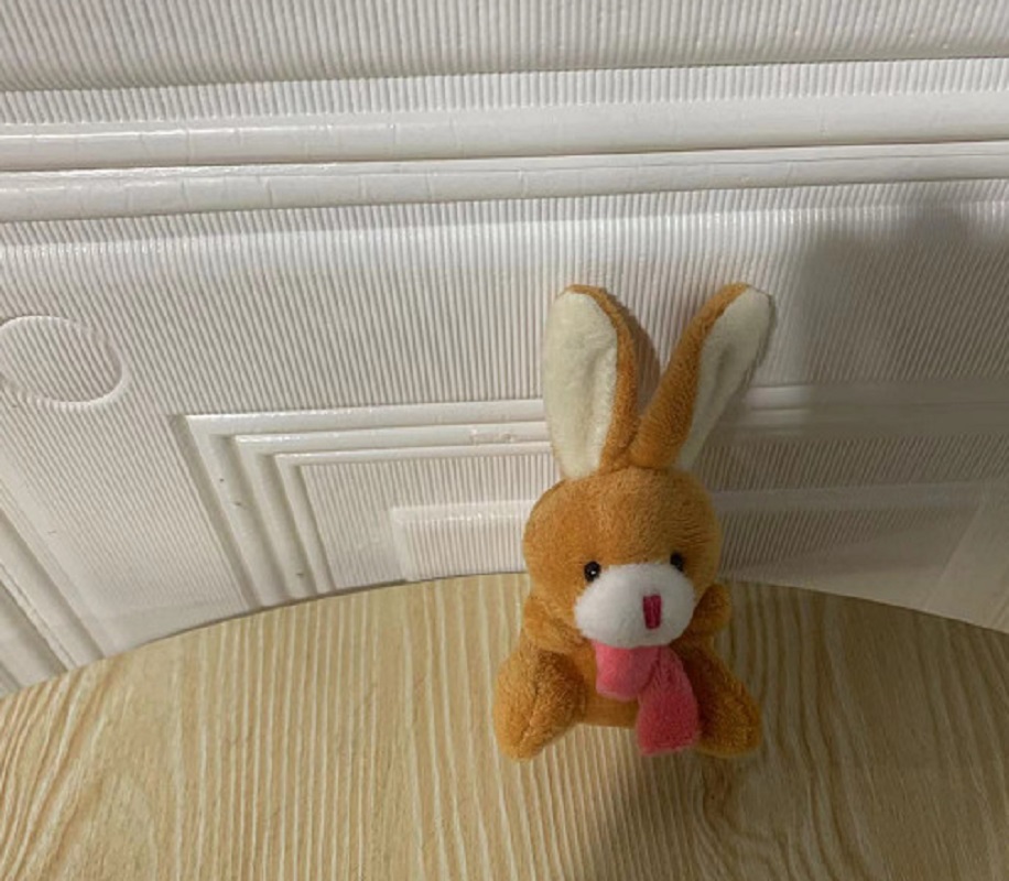 Super mignon nouveau lapin de pâques en peluche Animal jouet 4 pouces en peluche lapin jouet doux lapin poupée