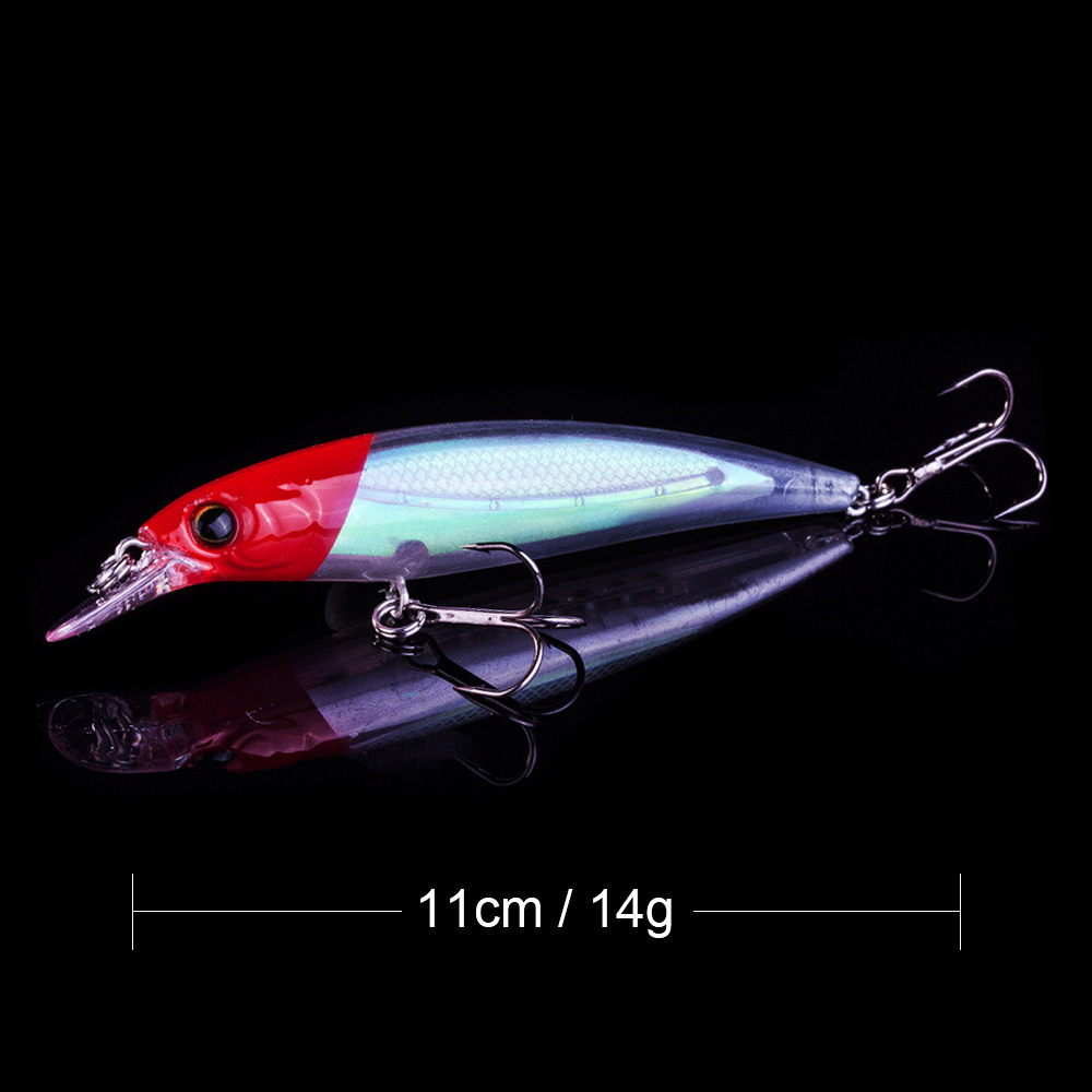 Baits Lures Qxo 11cm Minnow Fishing Hard Wobblers Metal Everything Goods For Spinner bait Swimbait Isca ArtificialBait 230504