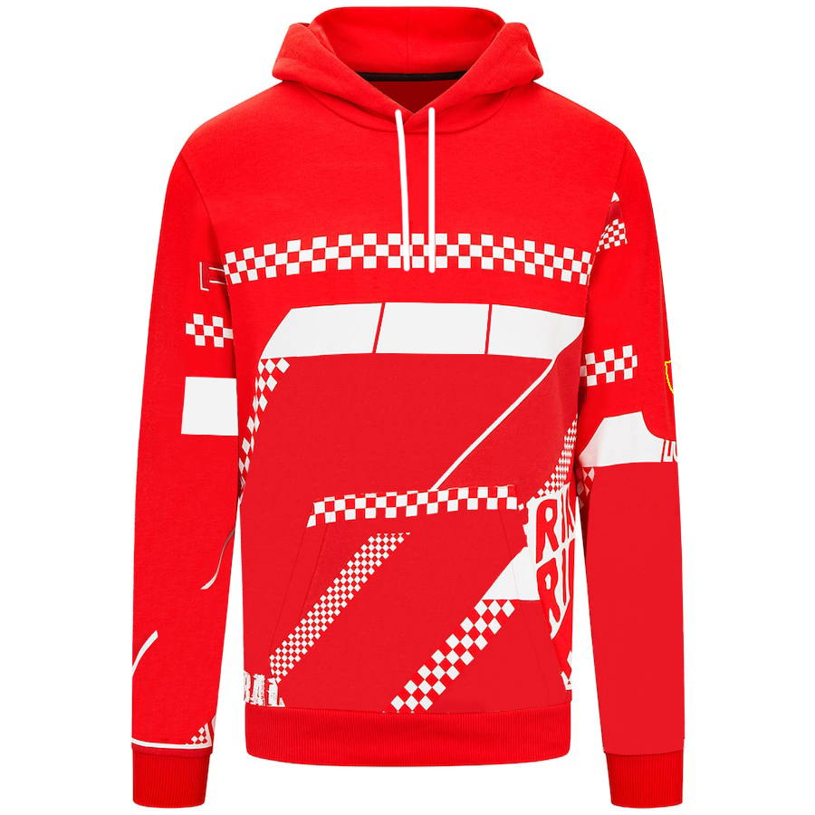 2023 F1 Racing Nowa marka z kapturem Formuła 1 Zespół Bluza z kapturem męska Sprężyna Sprężyna Sprężyna ciepłe pullover duże blumie unisex