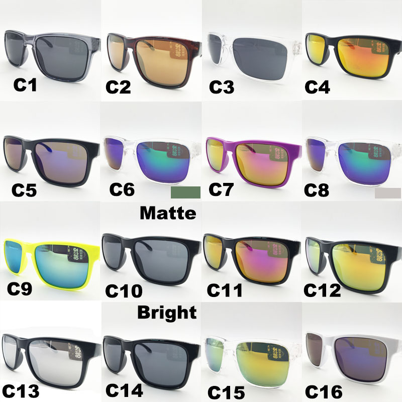 Hot Selling Luxury Solglasögon UV400 SKYDD Män kvinnor unisex Summer Shade Eyewear Outdoor Sport Cycling Sun Glass 18 Färger