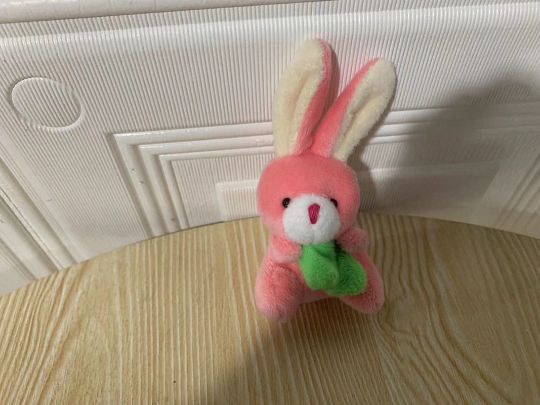 Super mignon nouveau lapin de pâques en peluche Animal jouet 4 pouces en peluche lapin jouet doux lapin poupée