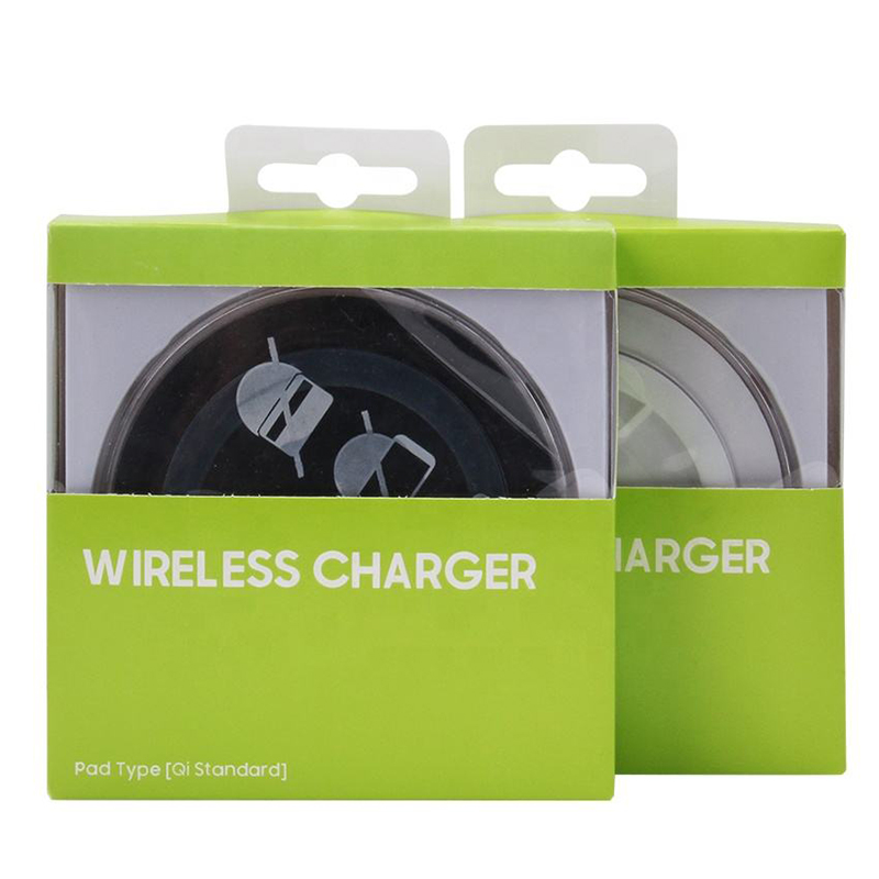 Qi Wireless Phone Charger For Samsung S10 S9 Note 9 8 Wireless Charging Pad for iPhone X XS Max XR 8 7 6 Plus with USB Cable Smartphone in Retail Box