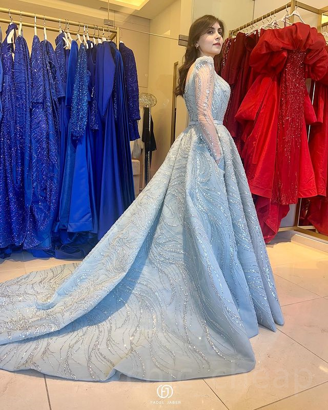 2023 April Aso Ebi Sequined Lace Prom Dress A-line Luxurious Evening Formal Party Second Reception Birthday Engagement Gowns Dress Robe De Soiree ZJ675