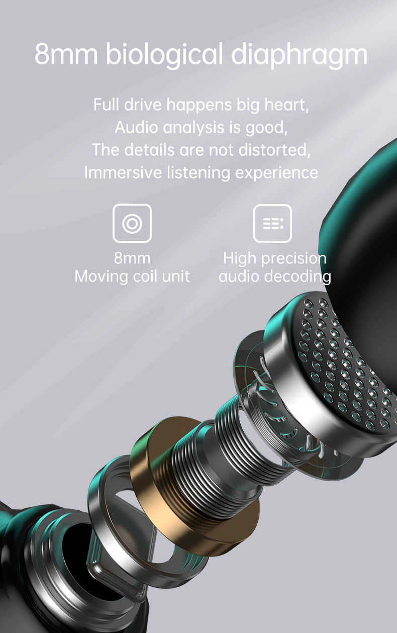 سماعة Bluetooth اللاسلكية الجديدة Mecha M41 من طرازات الأذن الخاصة ثنائية الأذن TWS TWS خالية من التأخير.