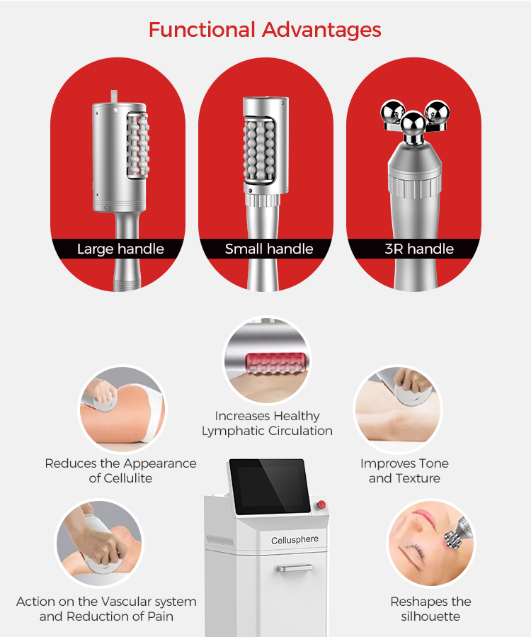 Máquina para contornear el cuerpo a la venta Máquina para celulitis con rodillo de vacío Máquina para moldear el cuerpo por radiofrecuencia