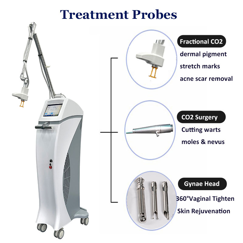 Traitement fractionné au laser CO2 Machines de resurfaçage de la peau Dioxyde de carbone Erbium Lazer Therapy Réparation des cicatrices Approuvé par la FDA