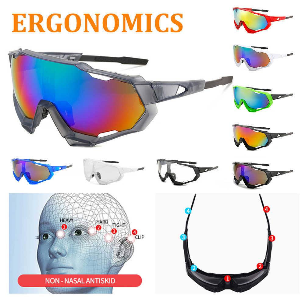 Gafas al aire libre 2022 Bicicleta de carretera para mujer Deporte Hombres Gafas de sol UV400 Ciclismo sin montura 2021 MTB Running Pesca Gafas masculinas P230505