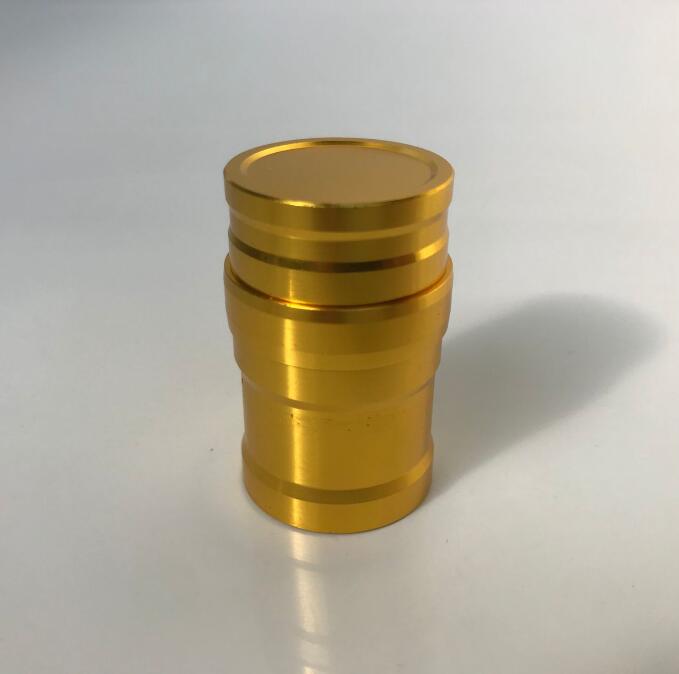 Acessórios para narguilé de alumínio para lâmpada de álcool Fumar Suprimentos de laboratório Gold Edition Mini lâmpadas de álcool de aço inoxidável Metal álcool Luz presente Venda