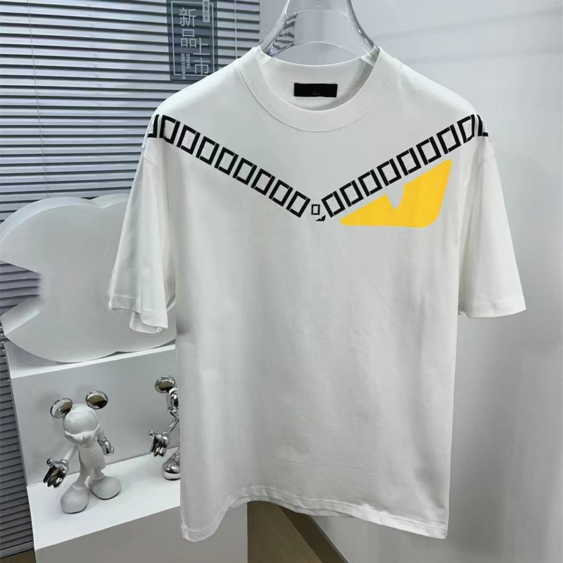 23S heren t-shirt designer shirt tee shirt Luxe puur katoen brief afdrukken vakantie toevallige paar dezelfde kleding S-5XL