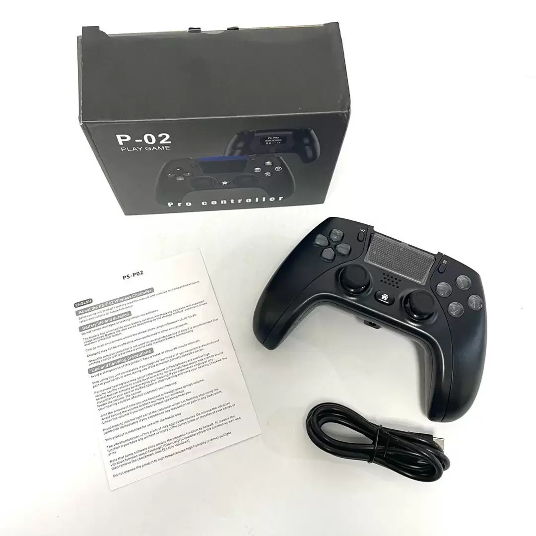 Gamepad controller wireless Bluetooth design OEM stile Ps5 2024 gioco joystick con accessori console scatola al dettaglio