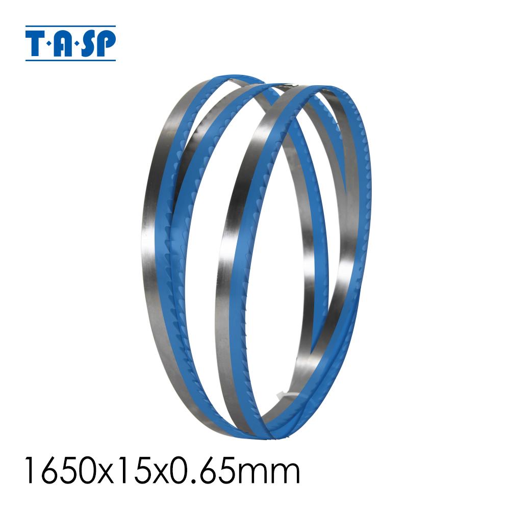 Joiners TASP 1 stycke 65 tum Bandsaw Blade 1650 x 15 x 0,65 mm 6 TPI Träbearbetningstandband Såg Blad för att klippa trä