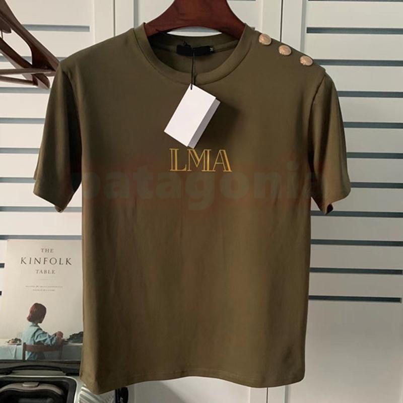 Summer Mens T shirt Letter Print Short Sleeve High Qality Fashion Couples Cotton Tee polo Size S-2XL