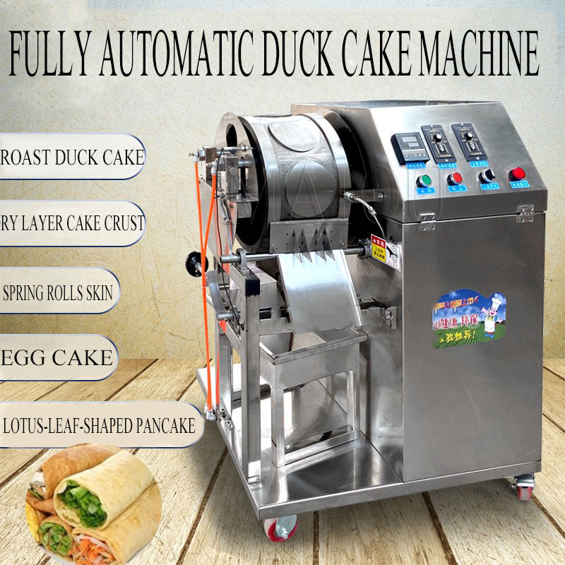 Hete verkopende roestvrijstalen automatische pannenkoekenmachine / deegpersmachine Roast Duck Cake Restaurant