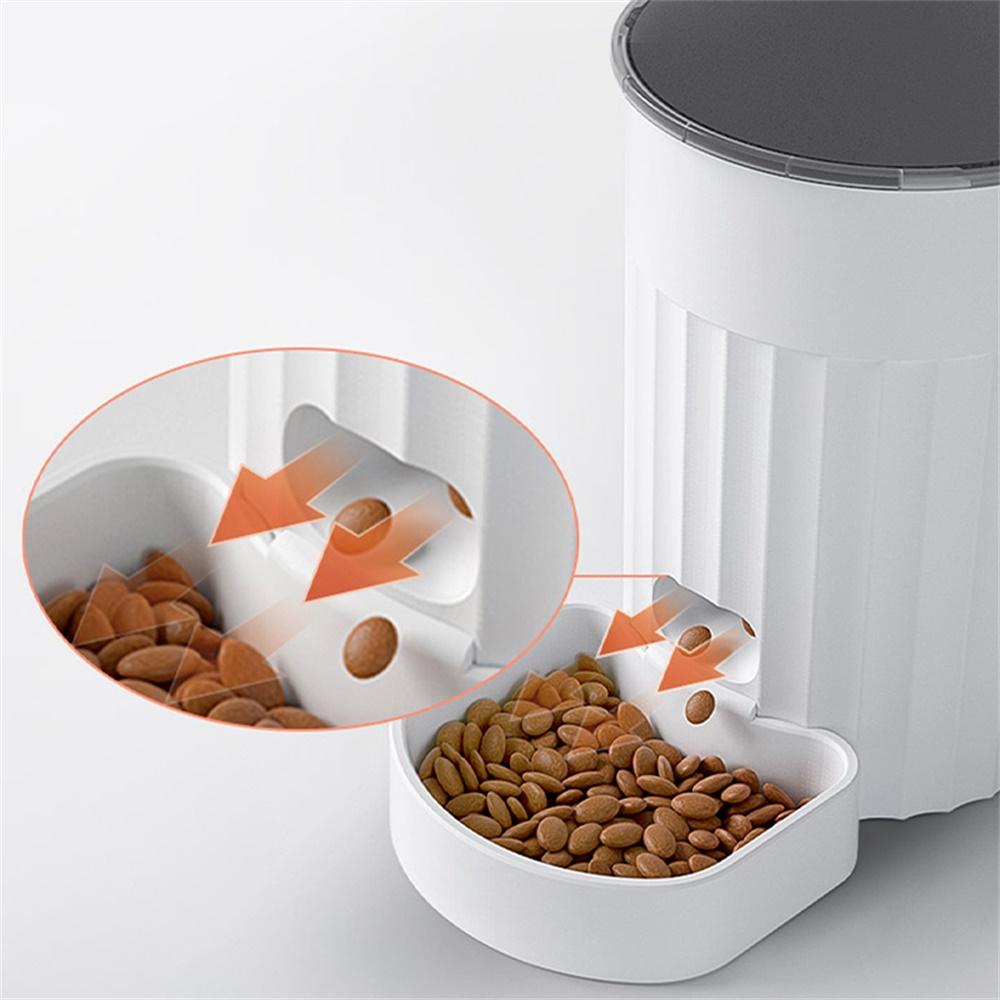 Alimentador automático para animais de estimação, 3l, controle wi-fi inteligente ou botão, dispensador de comida seca para cães, gatos, temporizador, tigela, suprimentos de alimentação para cães e gatos