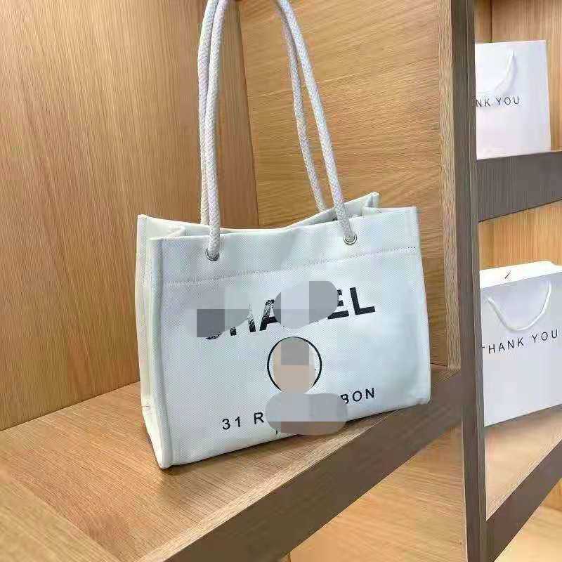 2021 Ny online Röd mode Tote Casual One Shoulder Portable Canvas Shopping Bag Factory Outlet 70% rabatt