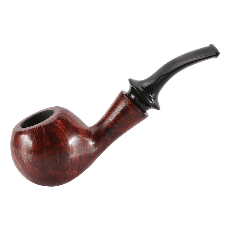 Smoking Pipes Small palm silk pipe, 3mm iron core, filtered solid wood pipe