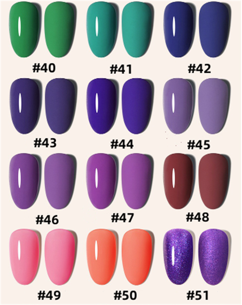 Gel nagellak 66 kleuren Nail Art Color Party Series Nagelgel kleurrijke Soak Off UV Gel Varnish All for Nails