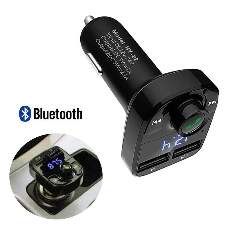 X8 FM Wireless Transmitter Charger Aux Modulator Bluetooth Handsfree Car Kit Audio Mp3 Player 3.1a Зарядка с двойным USB -зарядным устройством для iPhone 13 12 11 Pro Max X 8 7 и Samsung