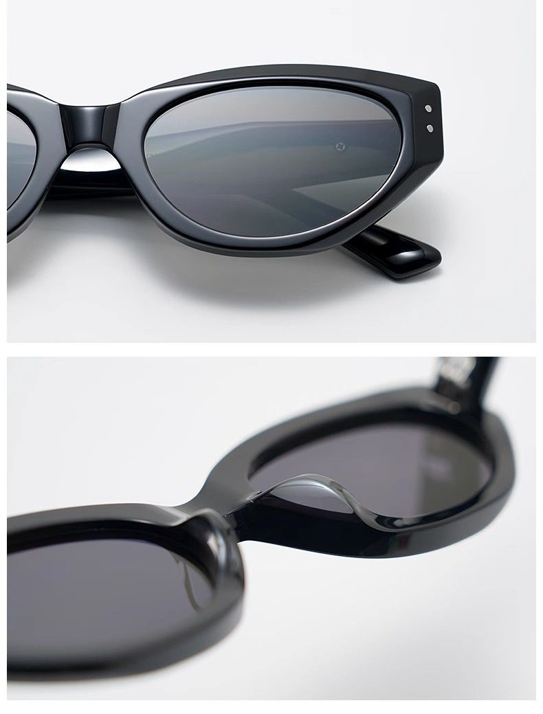 rococo Yang surpasses Yu Shuxin the same sunglasses women's cat eye sunglasses 2023 new UV protection GM glasses