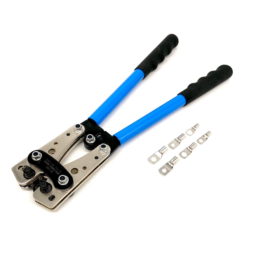 Отвертки Ручные инструменты Клещи для обжима кабеля HX50B 6 50 мм2 AWG 8 1/0 Подходит для кабельных наконечников Автомобильные медные кольцевые зажимы