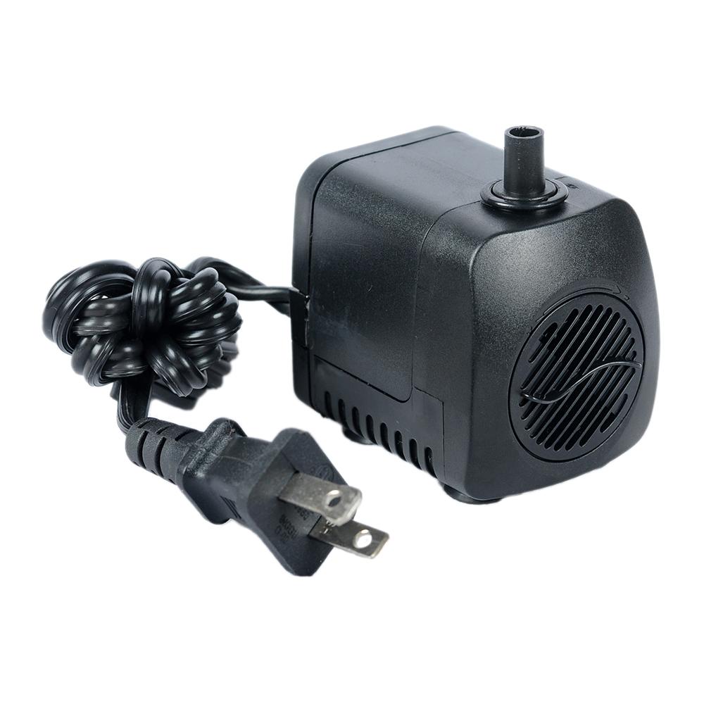 Tillbehör 12W Vattenpump Submerible Pump för Aquarium Fountain Pond Pump Fish Tank Garden Pond Pumps Fountain 600L/H US Plug 110V