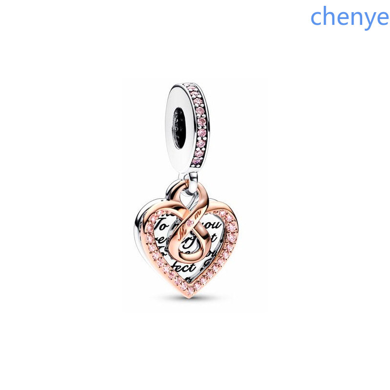 925 Argent Fit Pandora Charm Nouvelle Sucette Crème Glacée Cadeau Boîte Pendentif Perle Dangle Mode Charmes Ensemble Pendentif DIY Perles Fines Bijoux