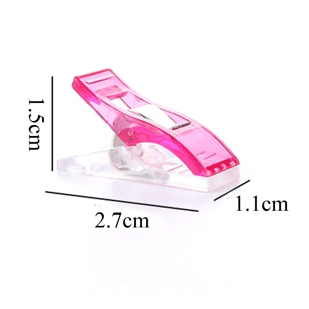 Clip di plastica da 100 pezzi di plastica Clip cucitura Quilter con clip Wonder Clips