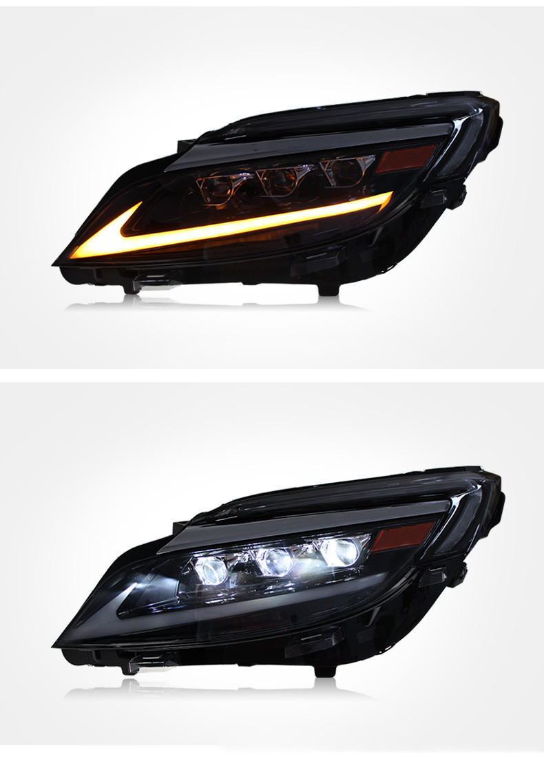 Car Front Lights for Buick GL8 20 17-20 20 upgrade ES Style headlight LED Headlights DRL Dynamic Turn Signal Lamp Projector Lens