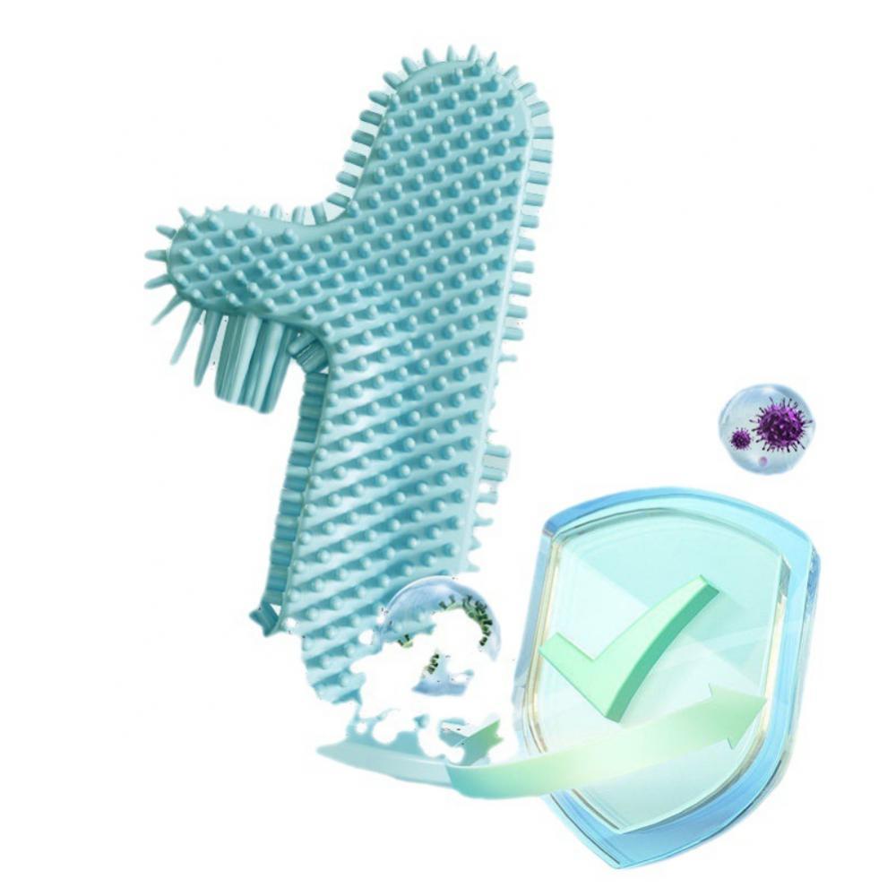 Spazzole Scopino WC Cactus Base cintura d'acqua a tenuta stagna Testa piatta Spazzola morbida flessibile con staffa ad asciugatura rapida Set Nessuna pulizia dell'angolo morto