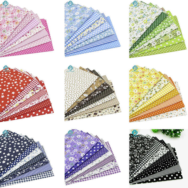 Tessuto 20 cm x 25 cm 25x25 cm o 10x10 cm tessuto di cotone stampato cora tessuti quilting ricamo patchwork fai da te materiale fatto a mano P230506