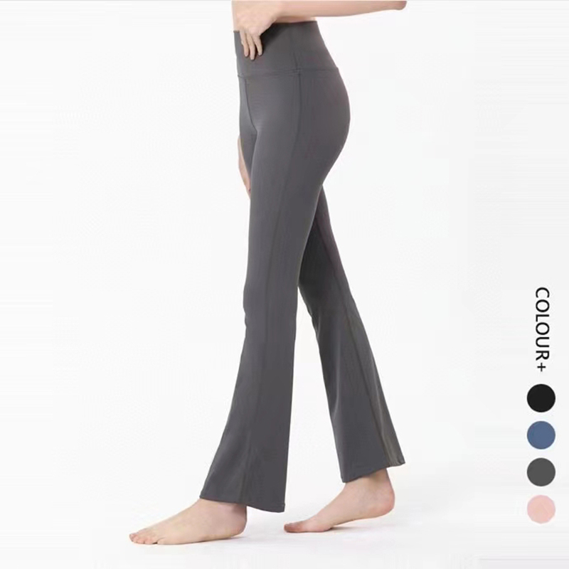 Pantalons de yoga pour femmes Pantalons actifs Sports Taille haute Jambe droite Recadrée Poids léger Respirant Pilates en plein air Élastique Serré Combinaison de fitness décontractée polyvalente