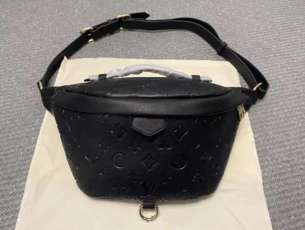 Marsupi all'ingrosso New Fashion Vera pelle Fiore marrone Borse Borse da donna Marsupi Marsupi Borsa da donna Cintura Borsa da petto Alta qualità