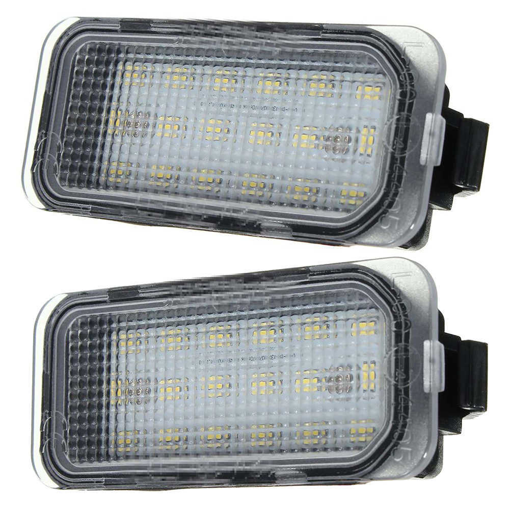 New 12V LED License Number Plate Light 18 Leds White Signal Lamps No Error Trunk Lamp for Ford FOCUS MK II FIESTA MK VII MONDEO