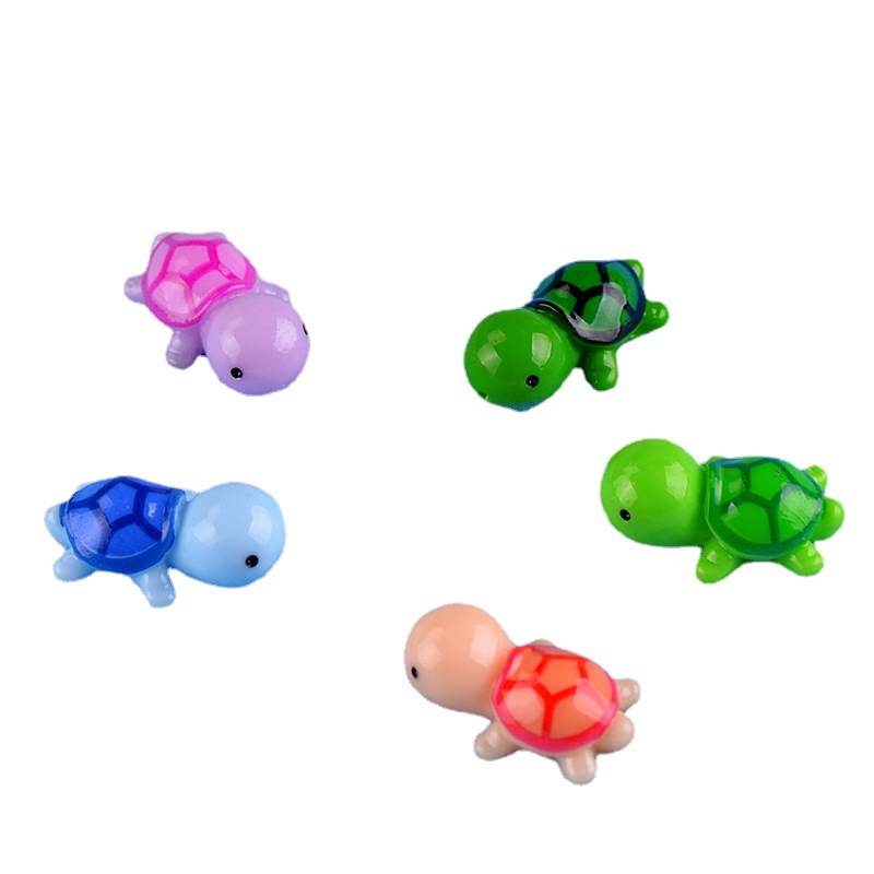 Морские черепахи животные миниатюрные кукольный сад дом украшения бонсай мини -игрушка миниатюрные смоля