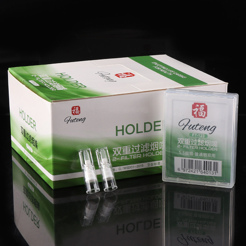 Pfeifen Einweg-Zweizweck-Zigarettenspitze, hochfasereffiziente Teerfiltration, universeller tragbarer Filter für Männer und Frauen