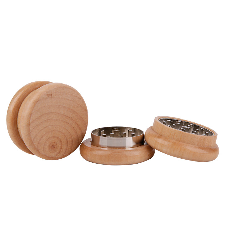 Rookpijpen Nieuwe Hot Selling Wood Zink Alloy Circular Grinder