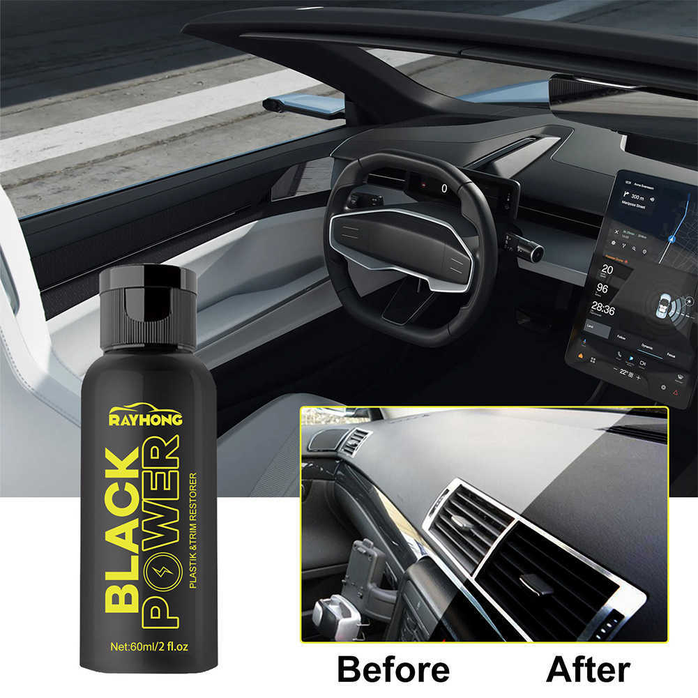 New 60ML Car Plastic Leather Part Repair Retreading Agent Automotive Interior Panel Agent Towel Cleaning Instrument Sponge