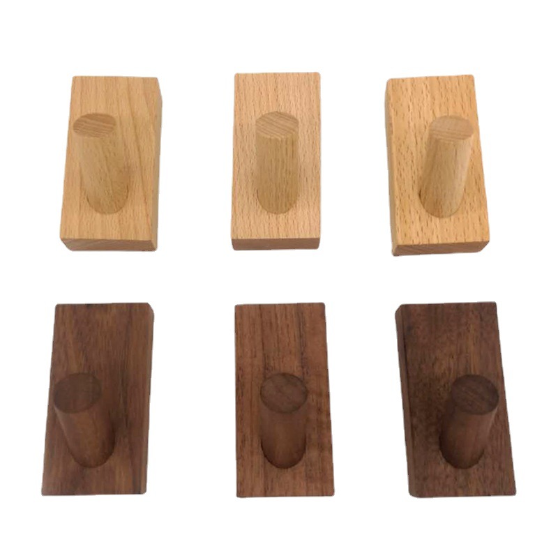 Solid Wood Hook Wall Coat Hook Wooden Hooks Multi Functional Creative Indoor Hooks Wholesale dh877