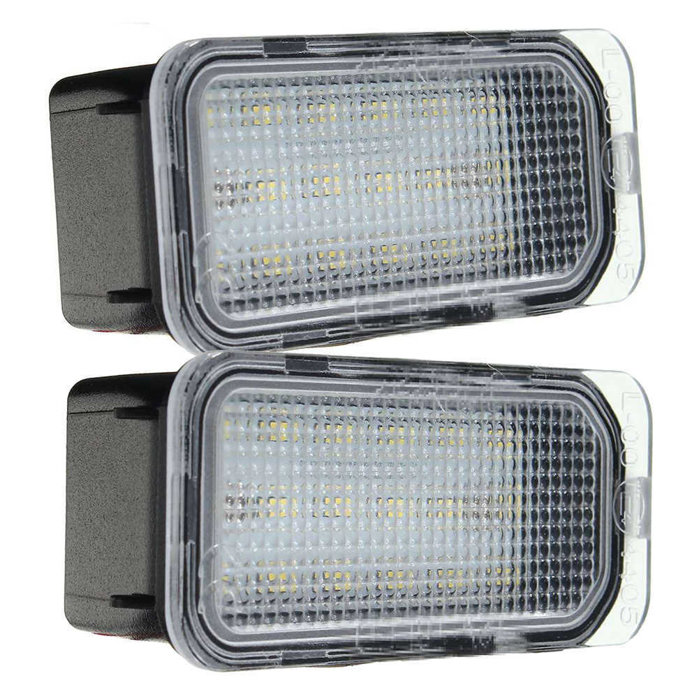 Novo 12V LED Licença Placa Luz 18 LEDS Lâmpadas de sinal branco sem erro Lâmpada de tronco para Ford Focus Mk II Fiesta Mk VII Mondeo