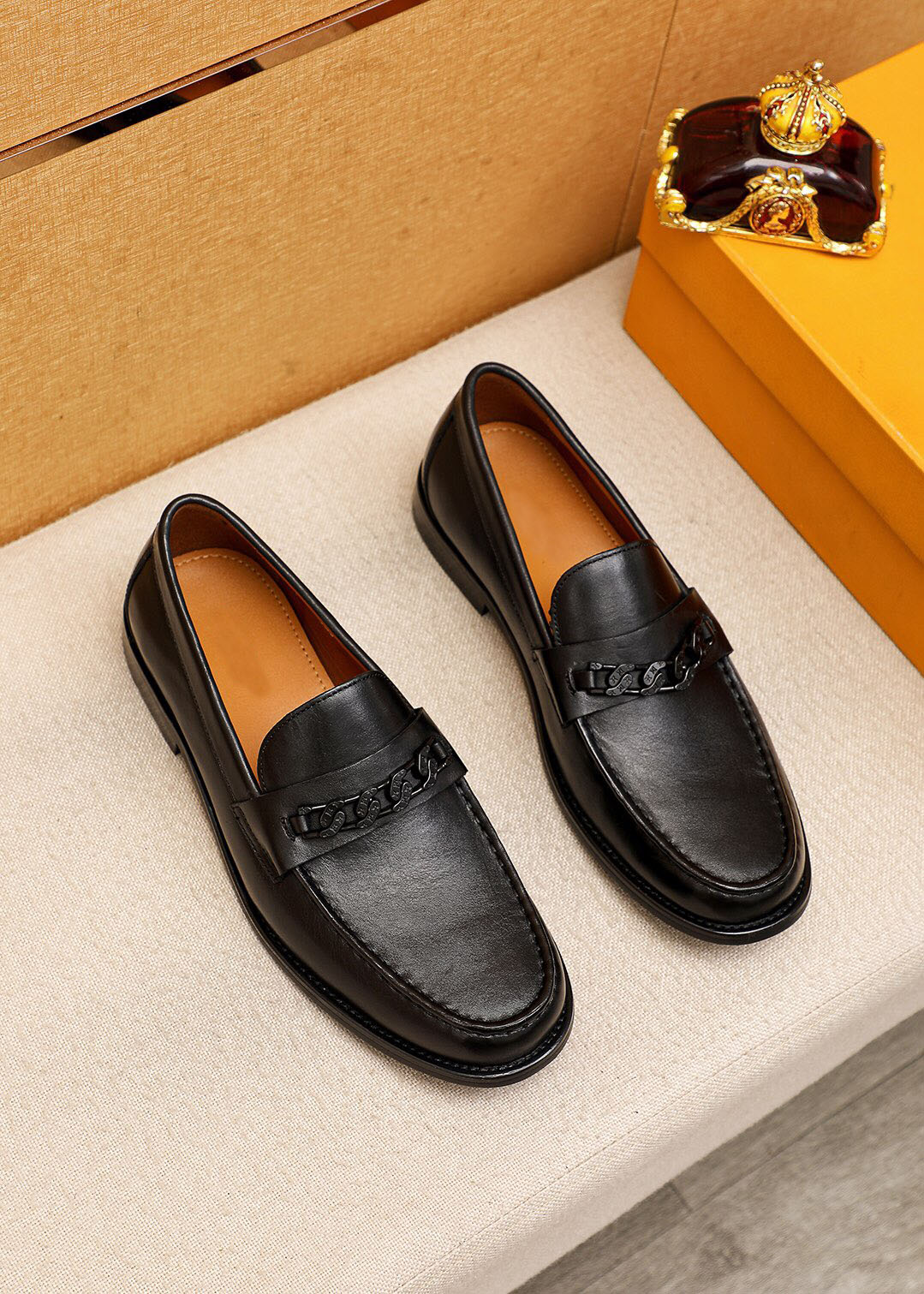 2023 Mens Dress Shoes Moccasins Flat Shoes Male Brand Designer Fashion Classic Casual Breathable Loafers Size 38-45