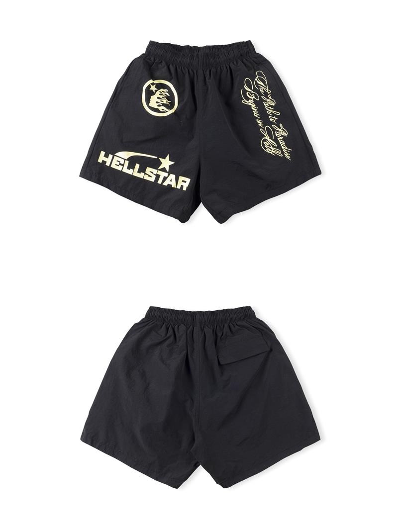 Hellstar Studios Shorts respirável na altura do joelho calças jeans roupas esportivas jogging basquete calças masculinas mulheres plus size fitness skate calças de corrida